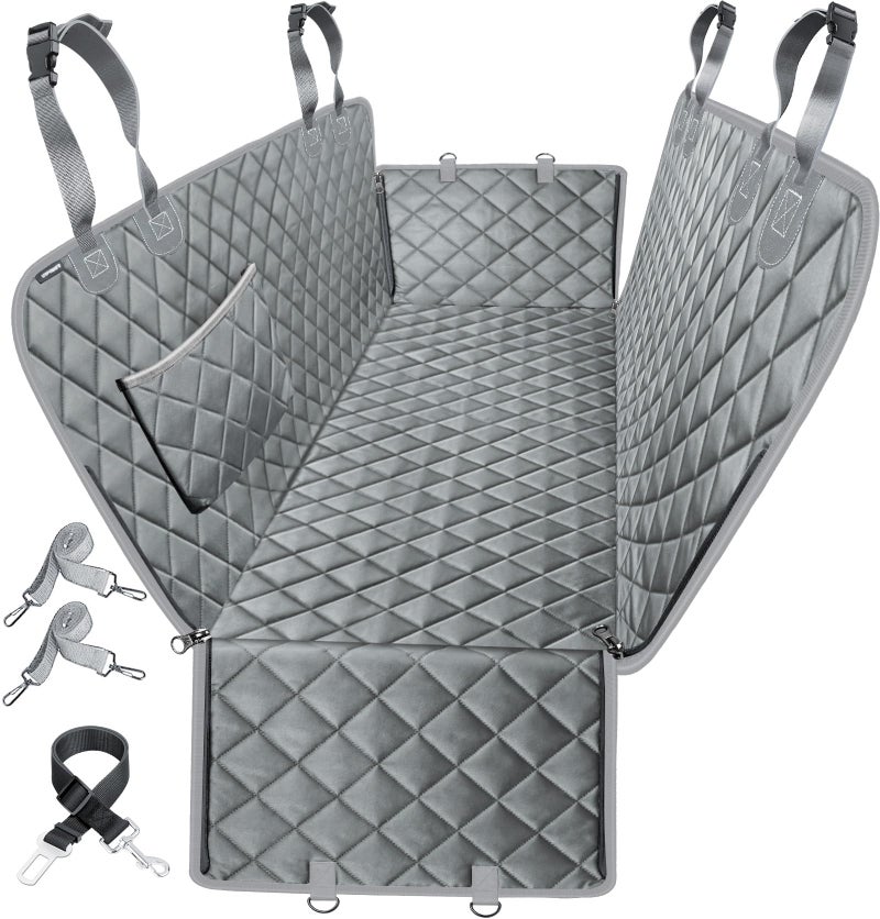 URPOWER Seat Cover for Dog 100% Waterproof Pet Seat Cover Hammock 600D Heavy Duty Scratch Proof Nonslip Durable Soft Pet Back Seat Covers for Cars Trucks and SUVs - Image 1